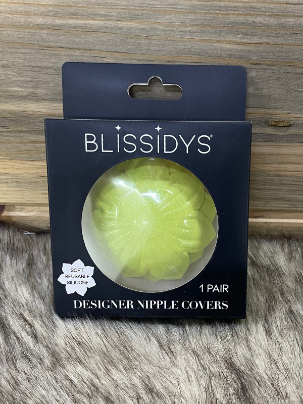 Neon Yellow Breast Petals by Blissidys