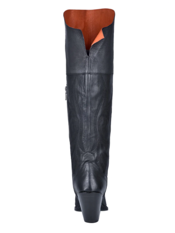 Dan Post Boots Jilted DP3789 Knee High Black Leather