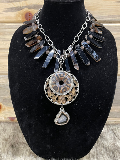 Art By Amy Brown Spiked Necklace