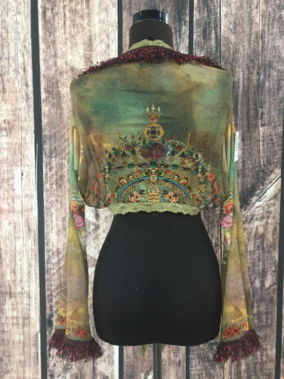 Green Tie Top by CornFed Cowgirl
