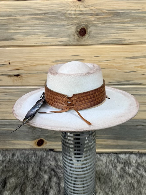Buffalo Feather Fedora Hat