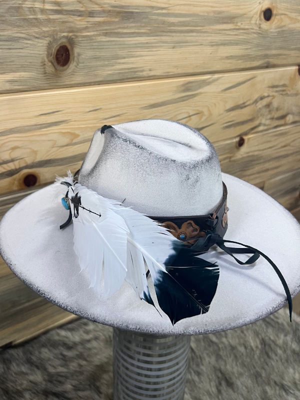 Feather Band Fedora Hat