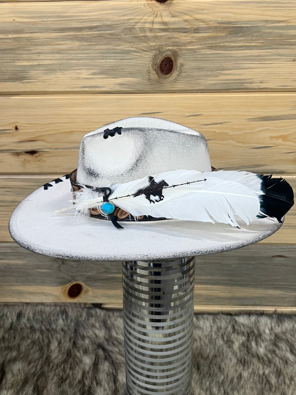 Feather Band Fedora Hat