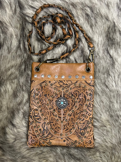 Tooled Print Purse by Chic Bag