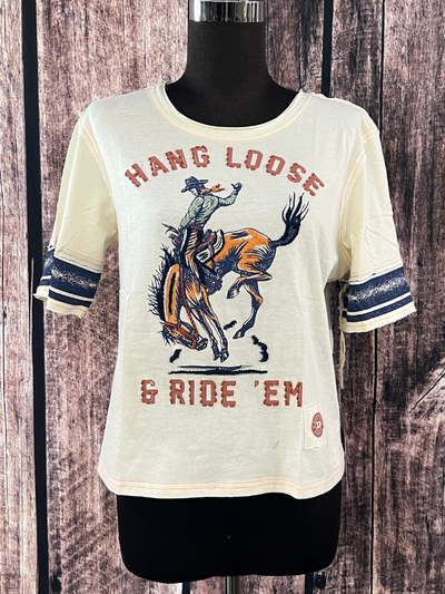 Hang Loose and Ride'em Double D Ranch Top