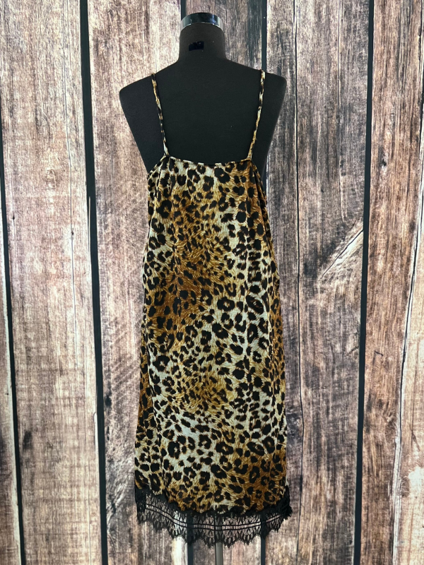Cheetah and Lace Dress