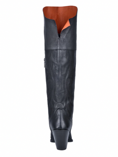 Dan Post Boots Jilted DP3789 Knee High Black Leather