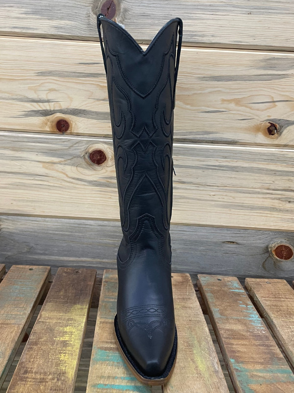 Corral Z5075 Women's Tall Black Snip Toe Western Boot Z5075