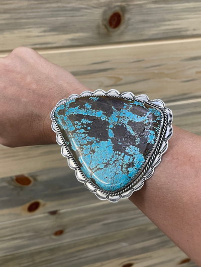 Large Stone Turquoise Custom Bracelet