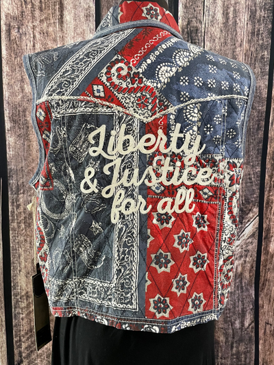 Liberty and Justice for All Vest Double D Ranch