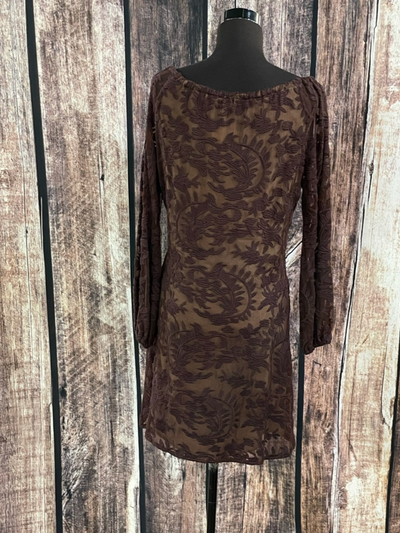 Brown Lace Rockwell Tharp Dress