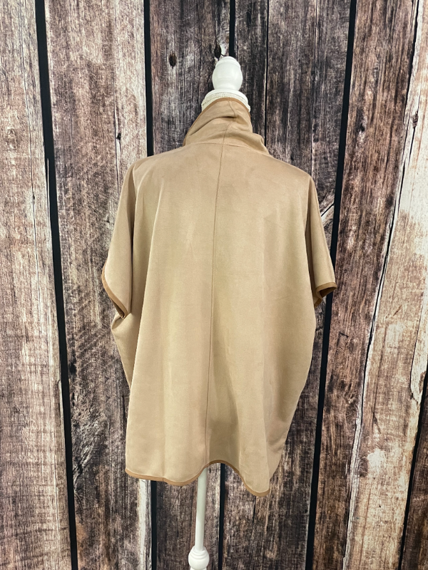 Turtle Neck Tan Top by Lysse