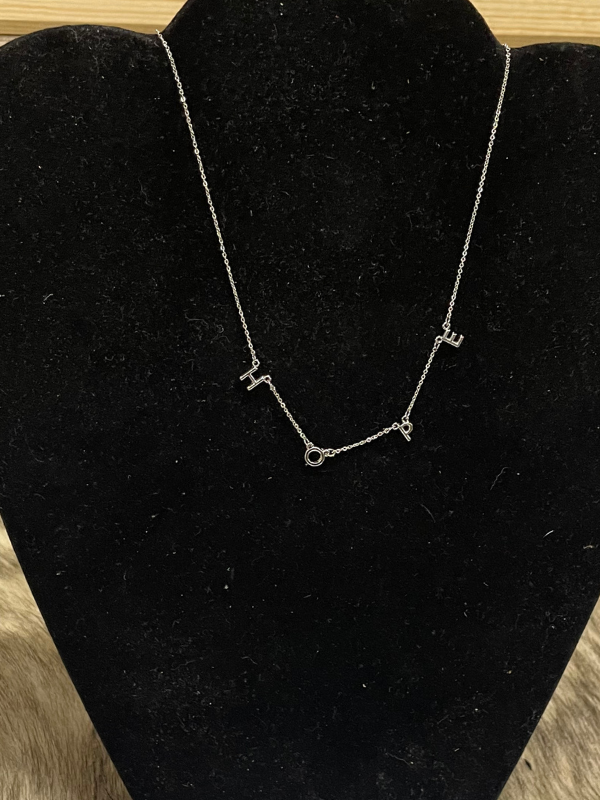 Silver Hope Necklace