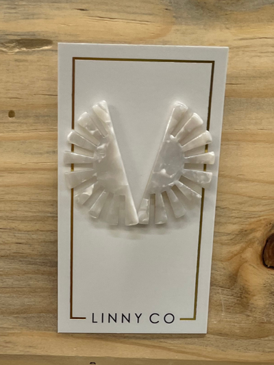 White Half Moons by Linny Co
