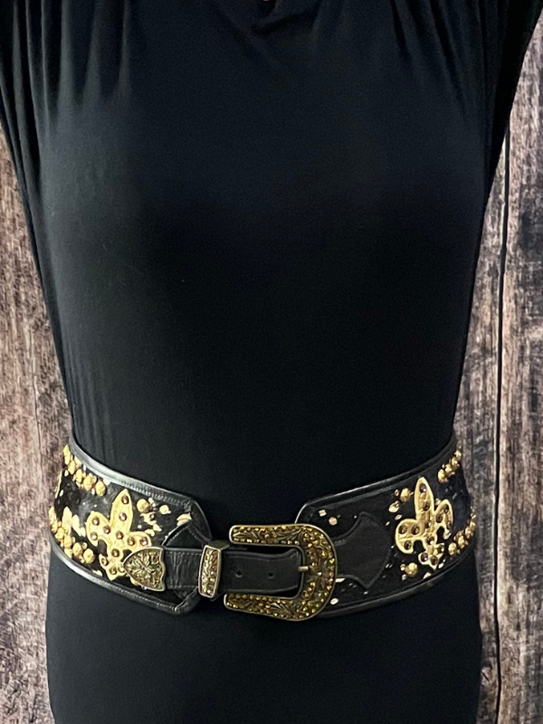 Black and Gold Kurtmen Belt