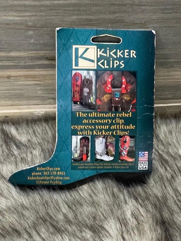 Kicker Klips - Red & Clear Stones