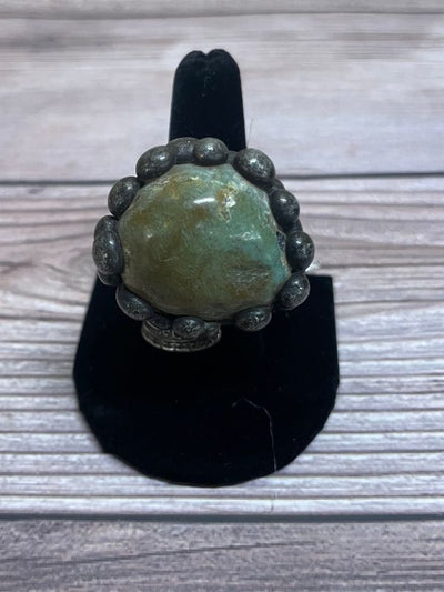 Green Turquoise Ring by Art By Amy