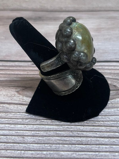 Green Turquoise Ring by Art By Amy
