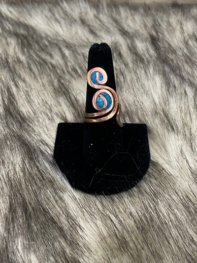 Turquoise Copper Ring