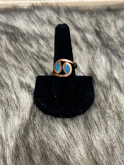 Turquoise Copper Ring