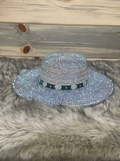 Swarovski Crystal Embellished Hat 