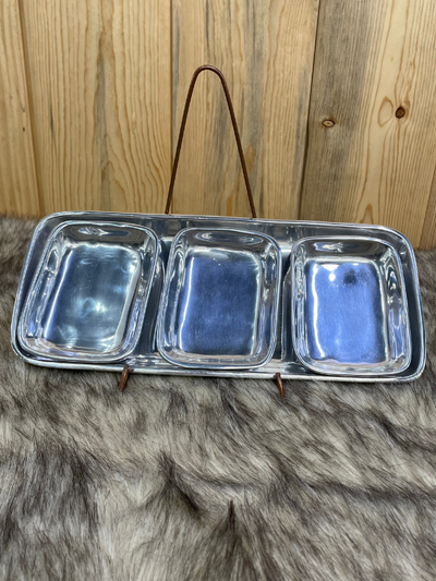 Rectangle Tray with 3 Rectangle Bowls Lily Fields Home
