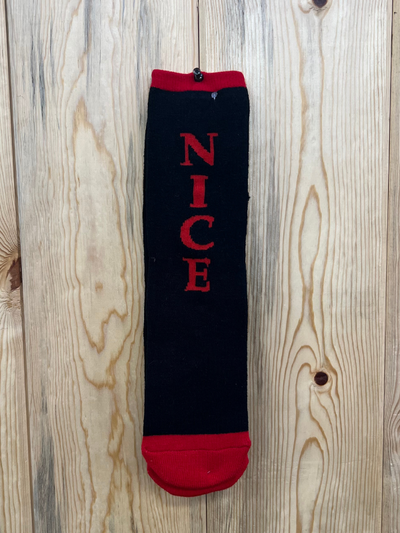 Naughty Nice Christmas Socks