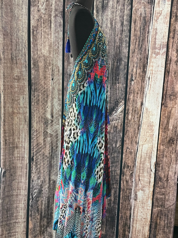 High/Low Animal Print Dress by La Moda