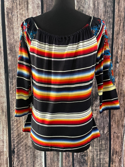 Serape Top by Vintage Collection